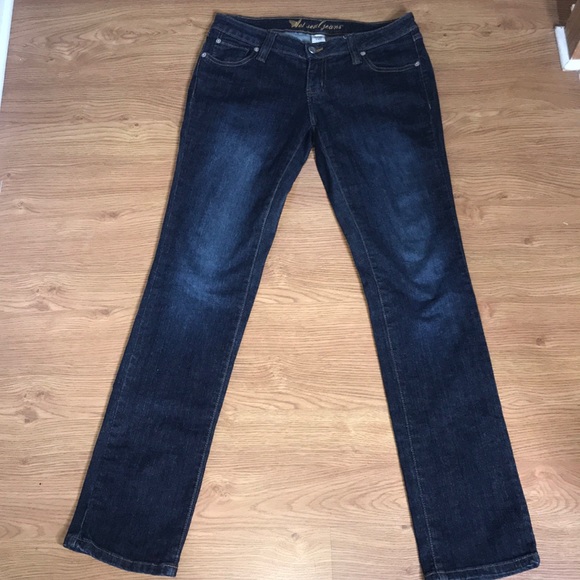 Wet Seal Straight Leg Denim Jeans Size 9 Regular - Picture 2 of 8